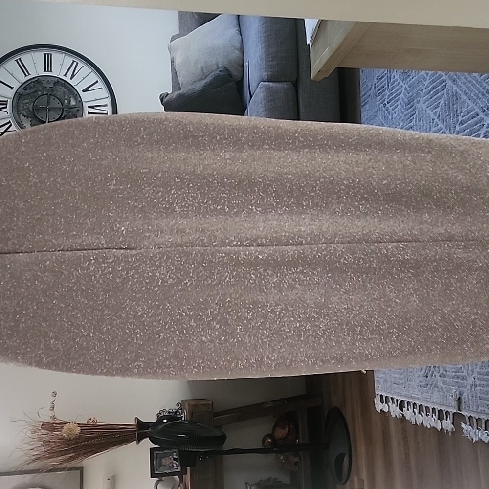 Betsy & Adam Metallic Purple Sleeveless Cocktail Midi Dress - Picture 10 of 13